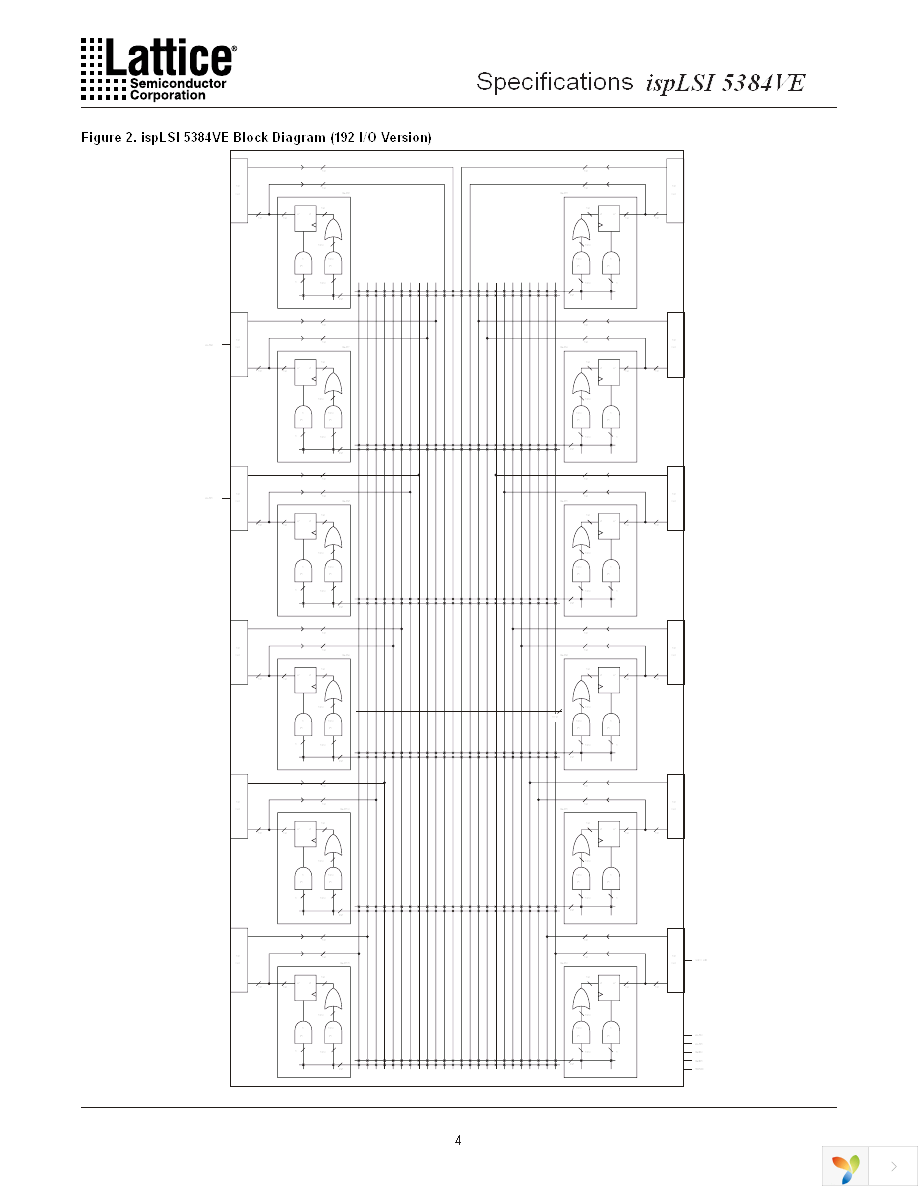 ISPLSI 5384VE-100LB272 Page 4